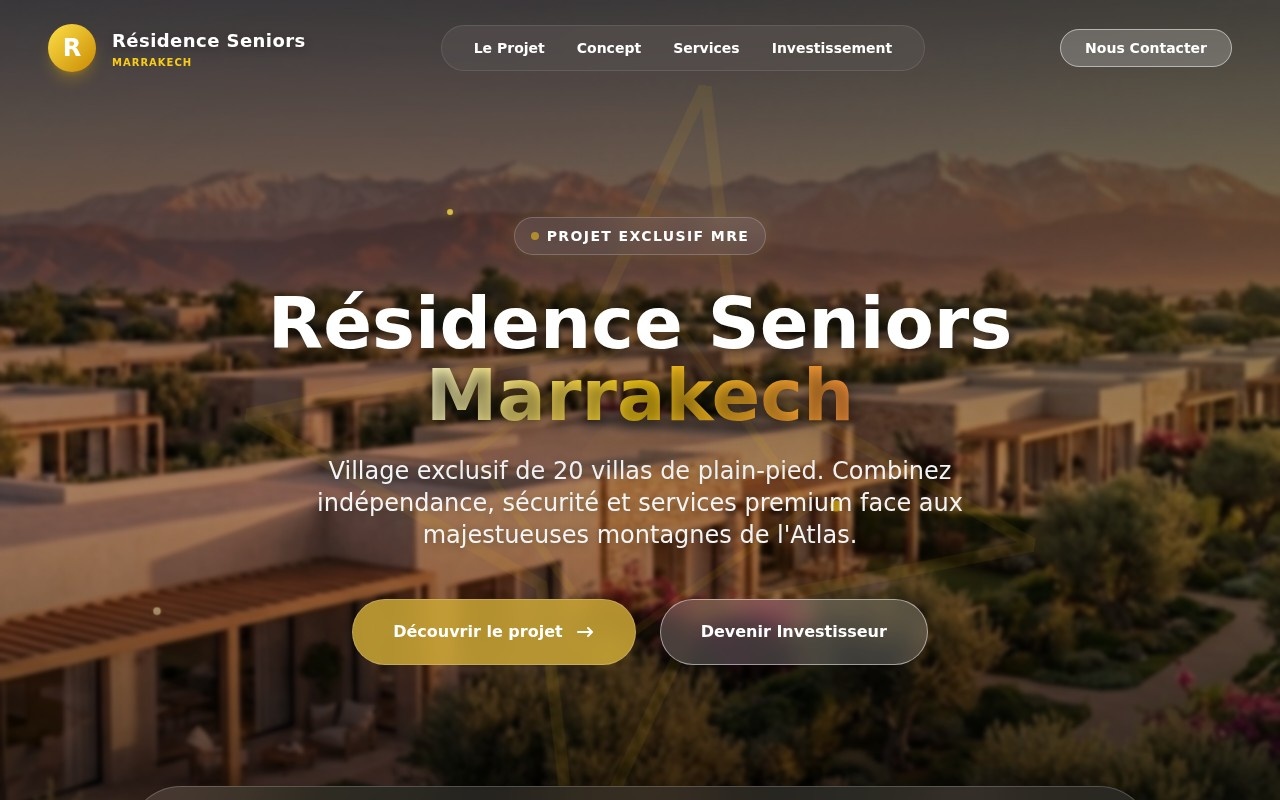 Capture d'écran residencesenoirs.homes